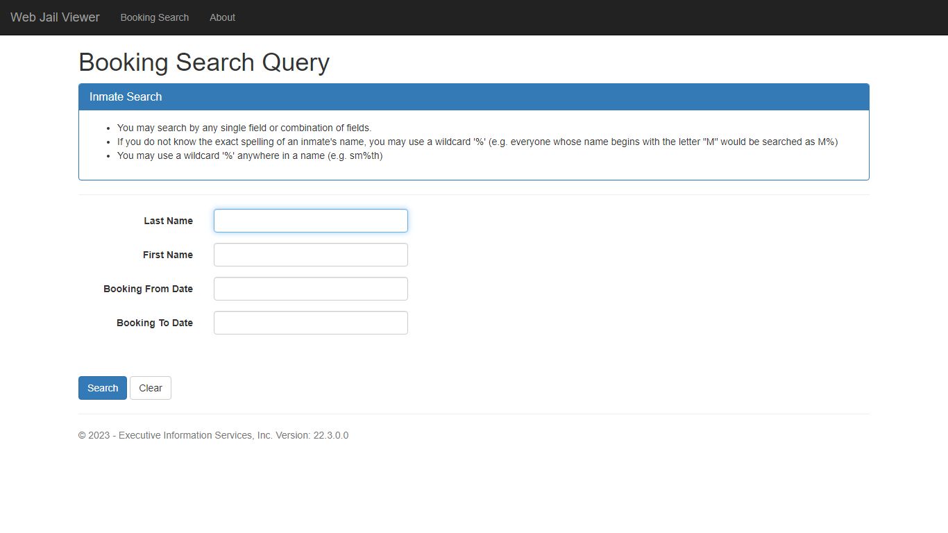 SelectListItems - Web Jail Viewer - Lane County's Sheriff's Office Jail ...
